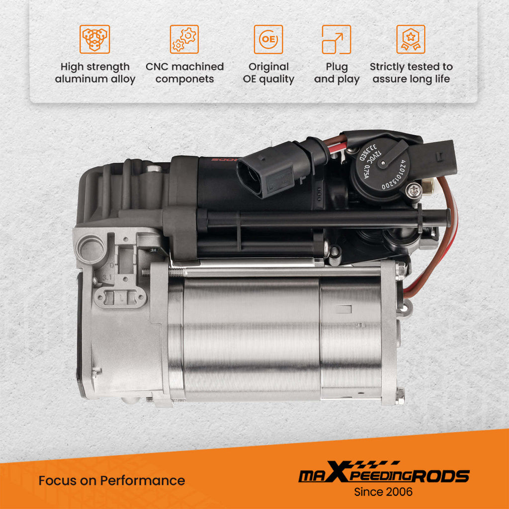 Audi Luftfederung Kompressor kompatibel für Audi A6 C7 4G A7 4G A8 4H 4H0616005C mit Relais