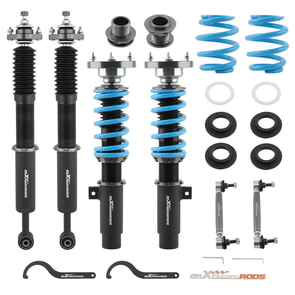 Gewindefahrwerke MaXpeedingrods T6 Fahrwerksatz kompatibel für BMW 3er E46 M3 Basis Coupe 2000-2006 Tieferlegung