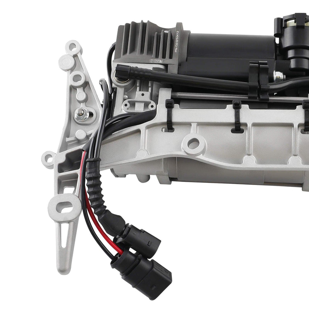 Luftpumpe Kompressor + Halterung + Relais kompatibel für VW Touareg 7L kompatibel für Porsche Cayenne 955 9PA