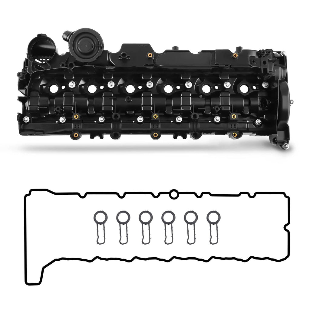 Motorsystem Ventildeckel mit Dichtung kompatibel für BMW N57 3er E90 E91 E93 5er F10 7er X3 11127800309