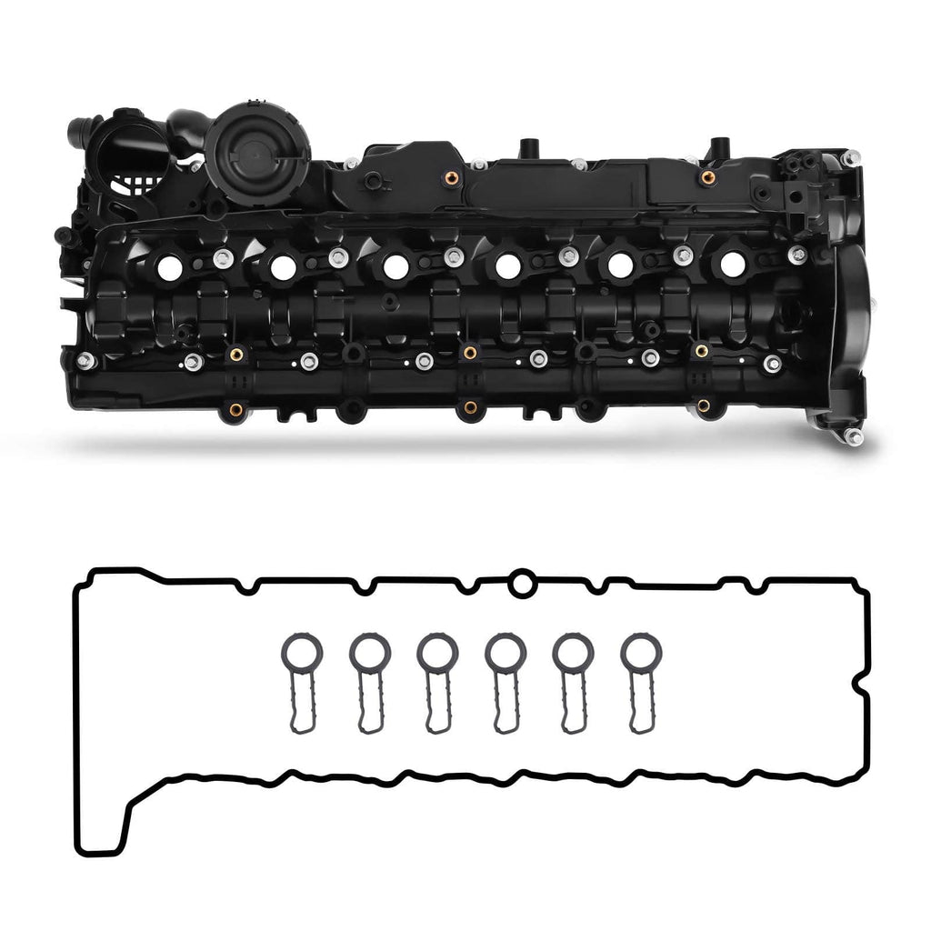 Motorsystem Ventildeckel + Ventildeckeldichtung kompatibel für BMW 3er F30 5er F10 25-30d 11128507607