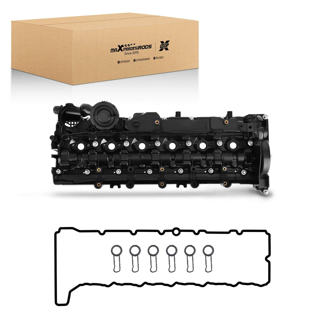 Motorsystem Ventildeckel + Ventildeckeldichtung kompatibel für BMW 3er F30 5er F10 25-30d 11128507607