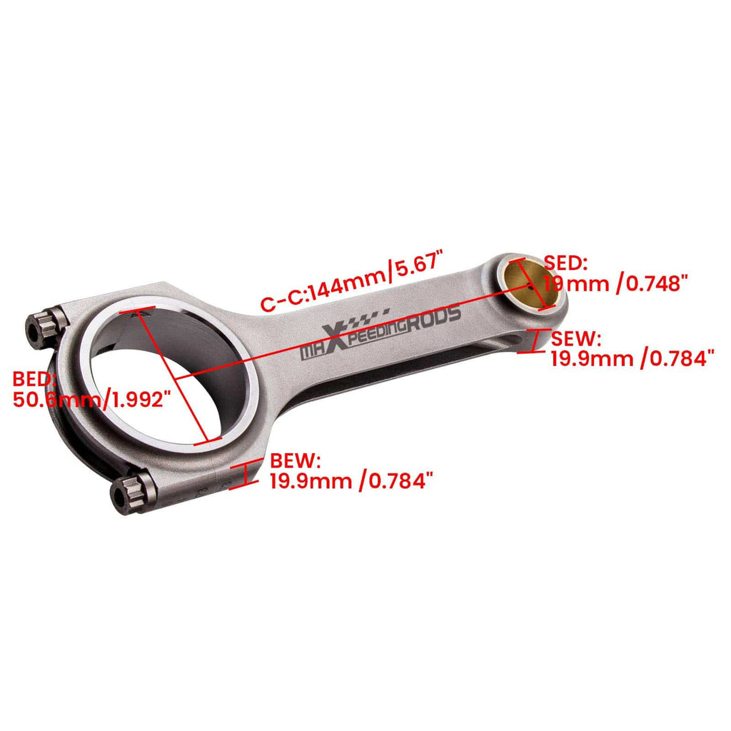 H-Schaft Pleuel kompatibel für Nissan FJ20 22mm – SHPMXRDE